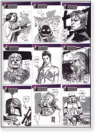 [ First Look: Topps Star Wars Heritage Artist Sketch Cards ]